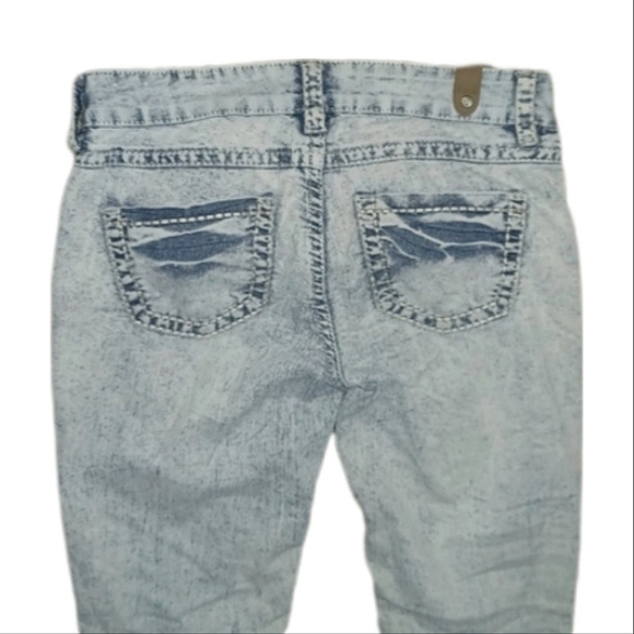 YMI Faded Wash Skinny Jeans - Picture 5 of 6